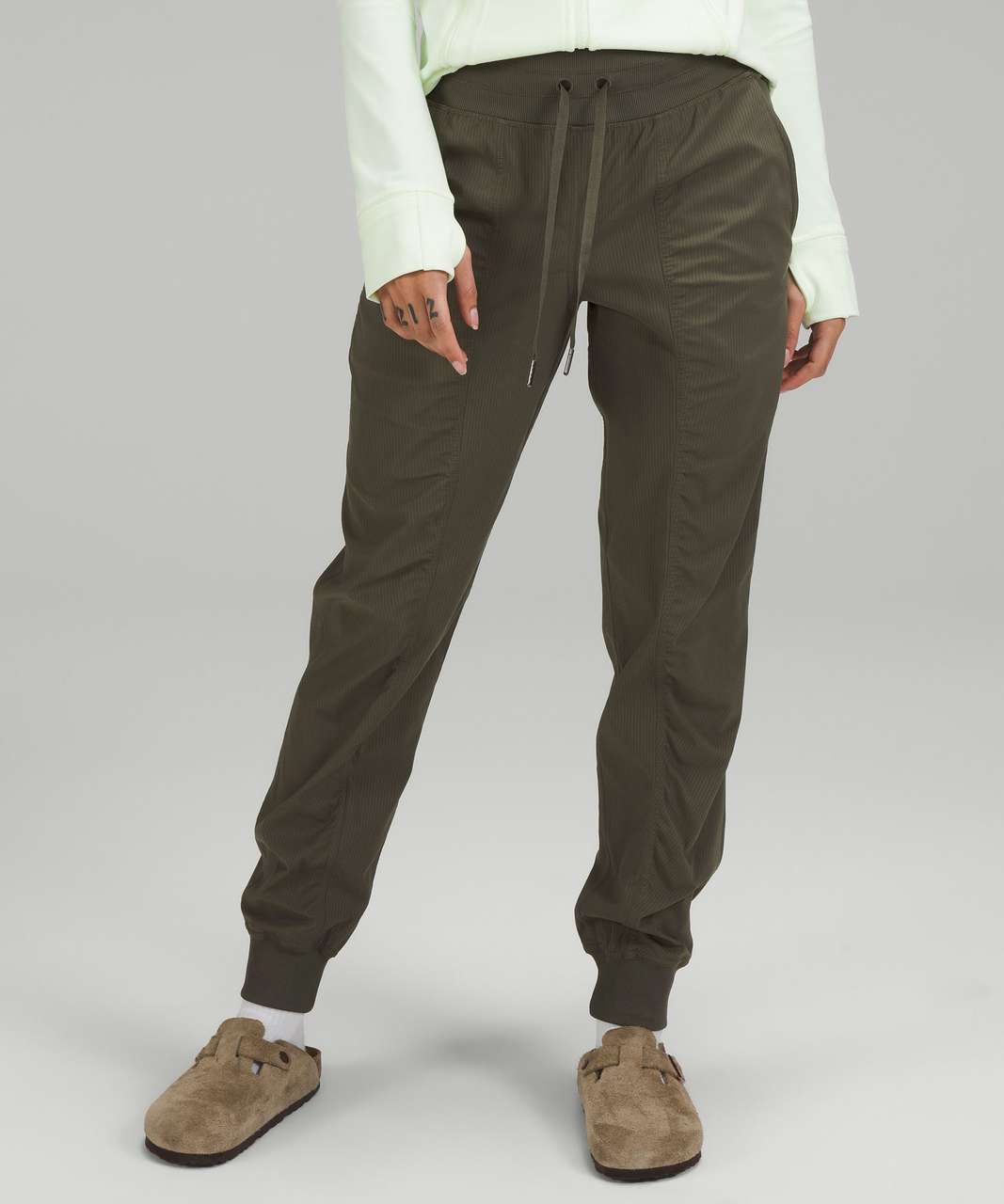 Lululemon Dance Studio Mid-Rise Pant *Full Length - Army Green - lulu  fanatics