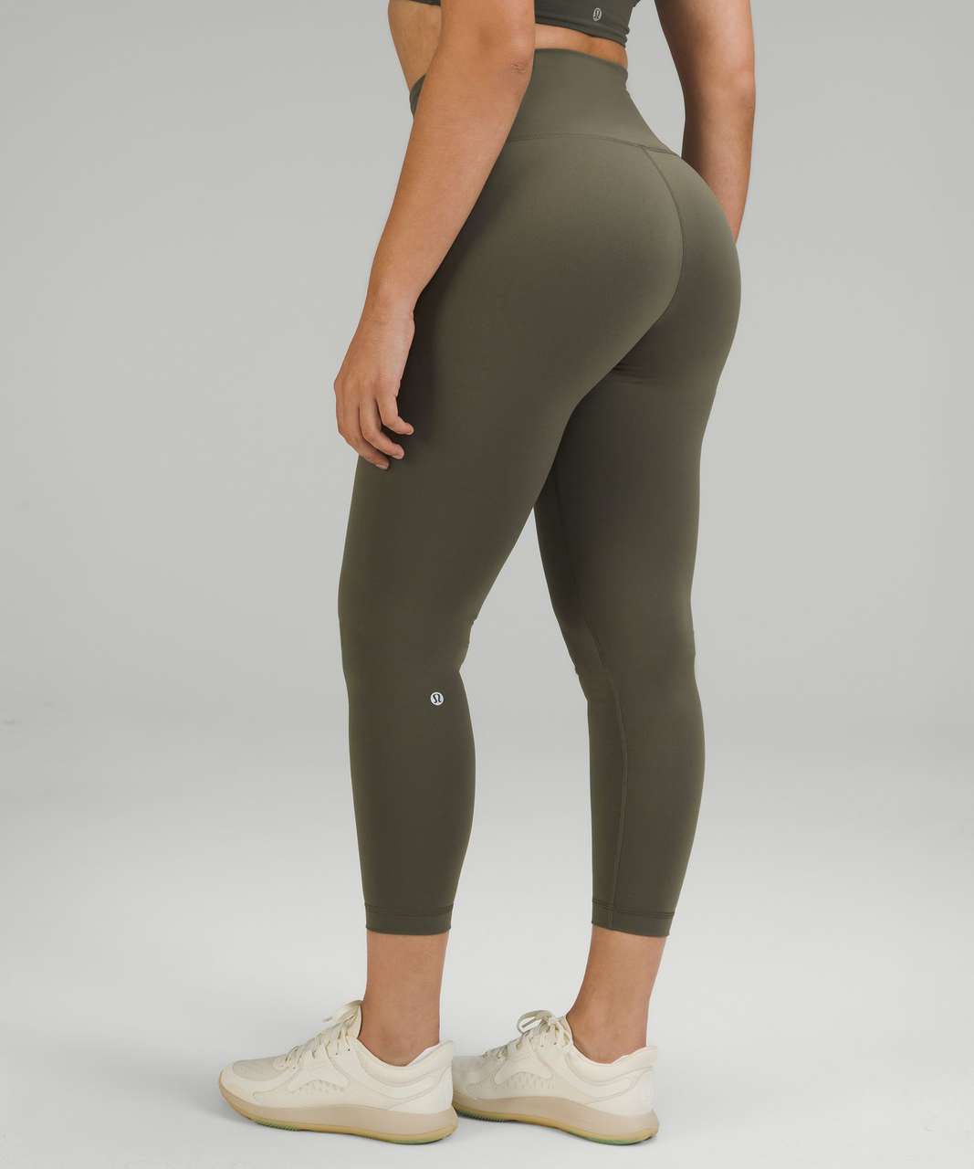 Lululemon Wunder Train Contour Fit High-Rise Tight 25" - Army Green