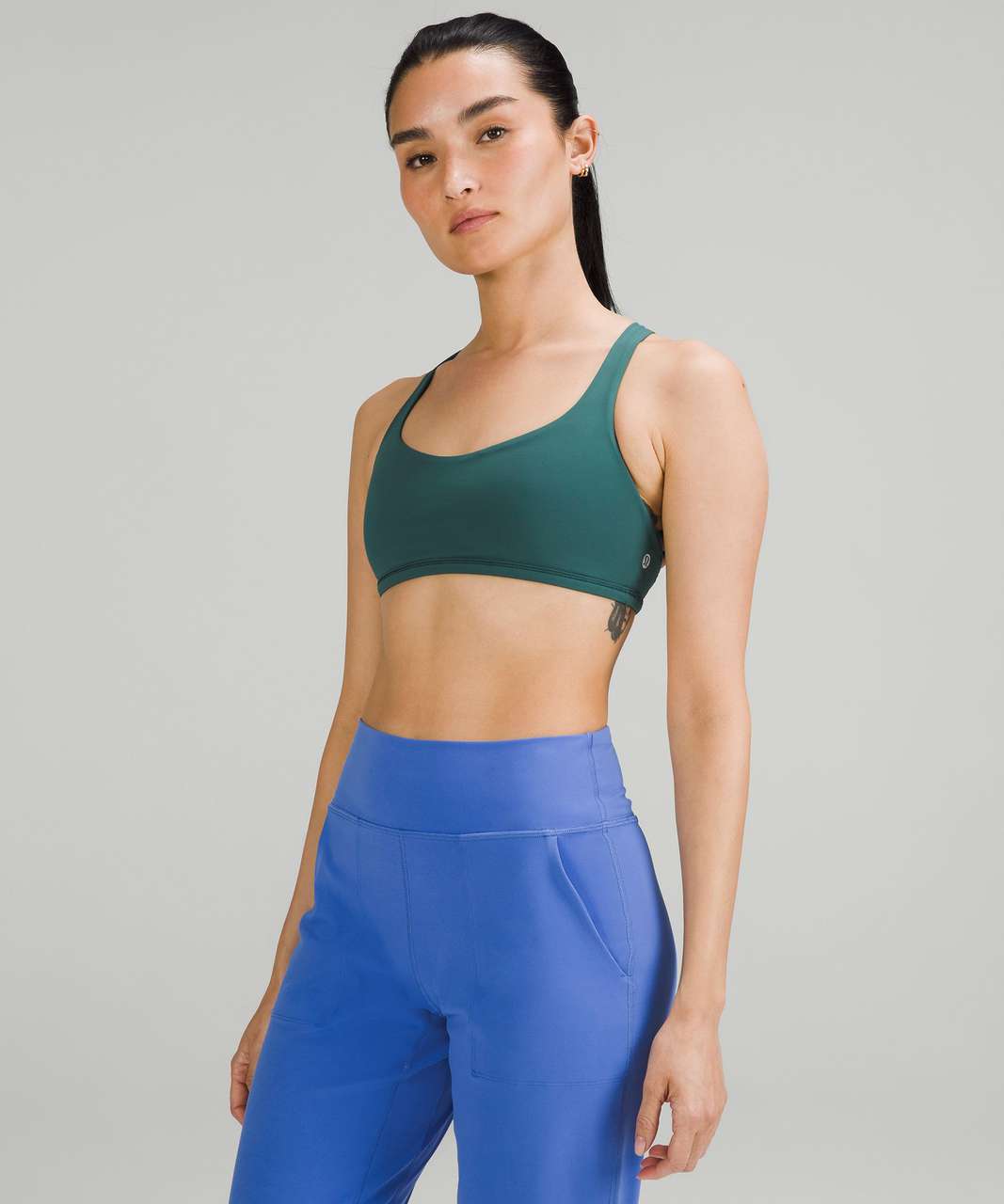 Lululemon Free to Be Bra - Wild *Light Support, A/B Cup - Green Jasper -  lulu fanatics