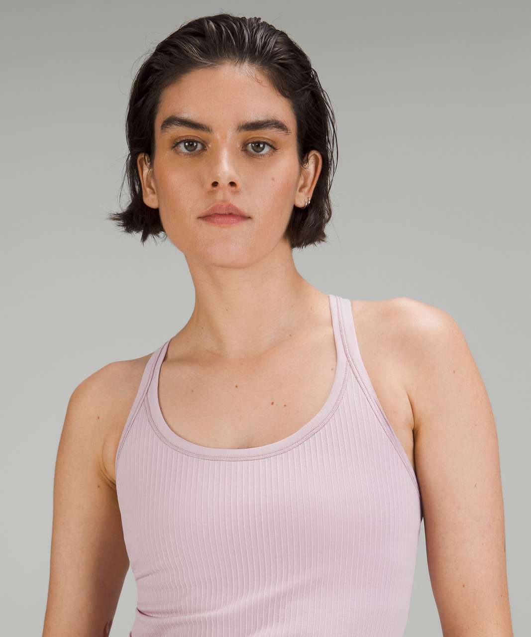 NEW Women Lululemon Ebb To Street Tank Top Light Support Pink