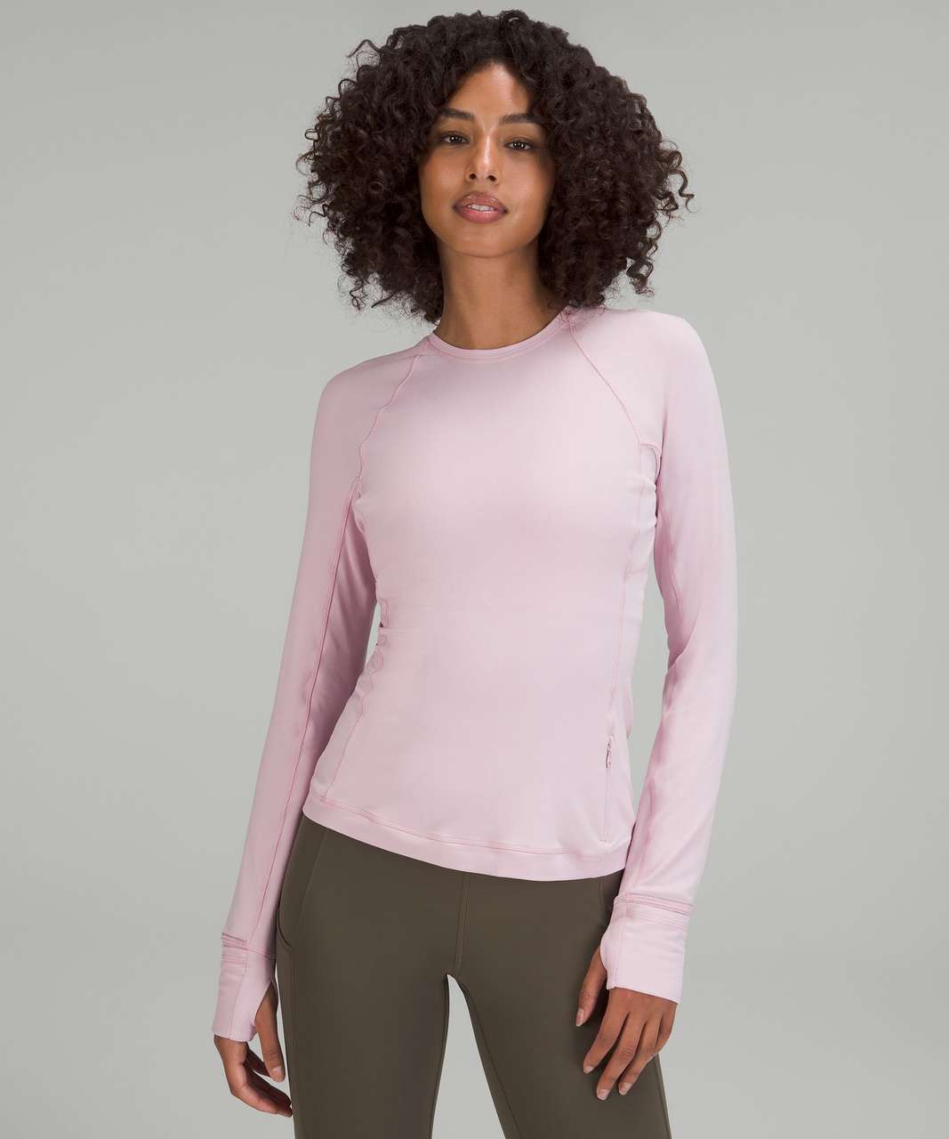 Lululemon Its Rulu Run Cropped Half-Zip - Mulled Wine - lulu fanatics