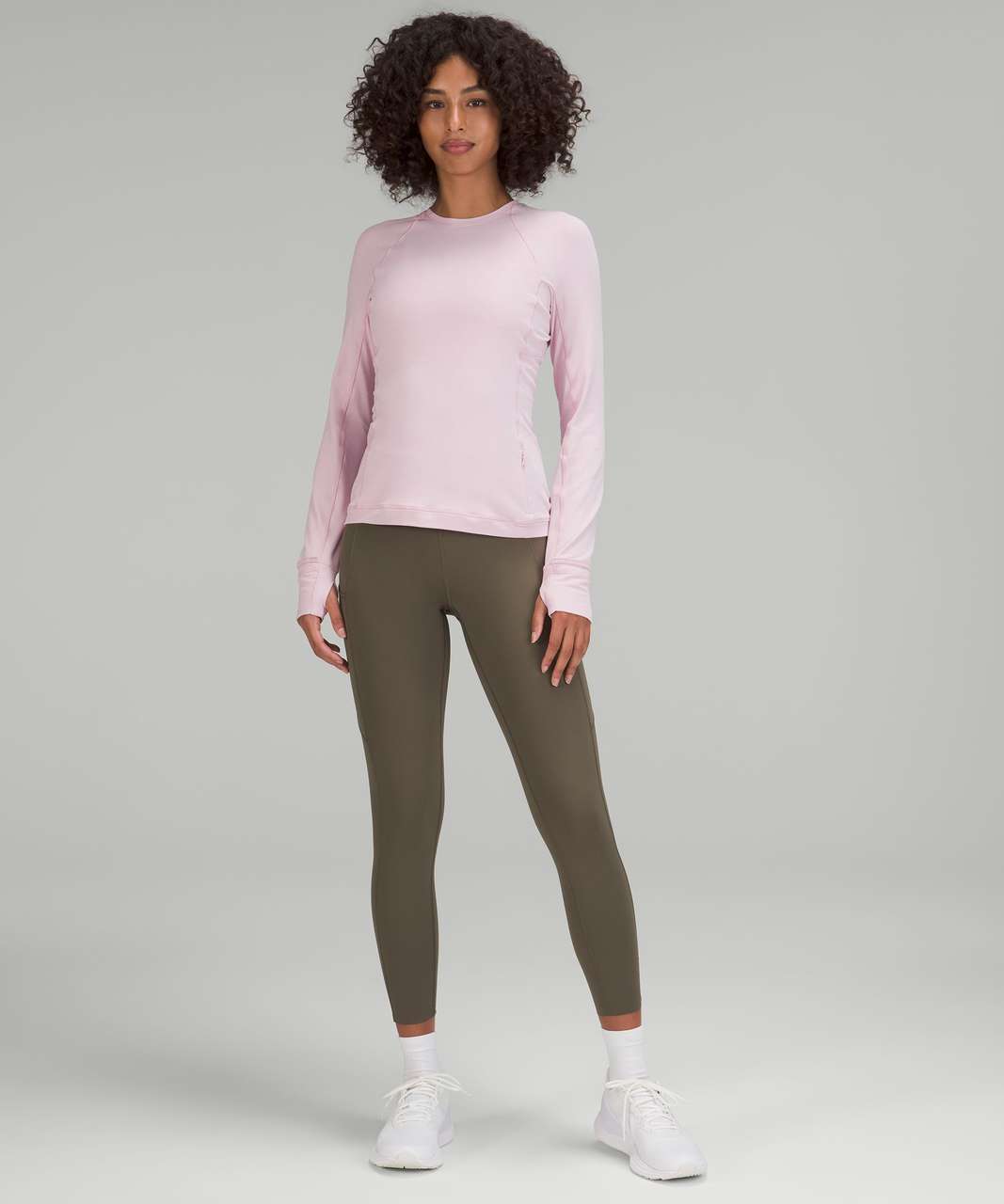 Lululemon Its Rulu Run Long Sleeve Shirt - Pink Peony - lulu fanatics