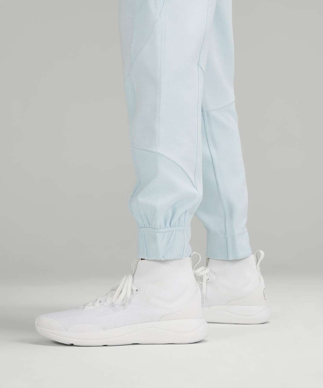 Lululemon Brushed Softstreme Ribbed High-Rise Jogger - Powder Blue