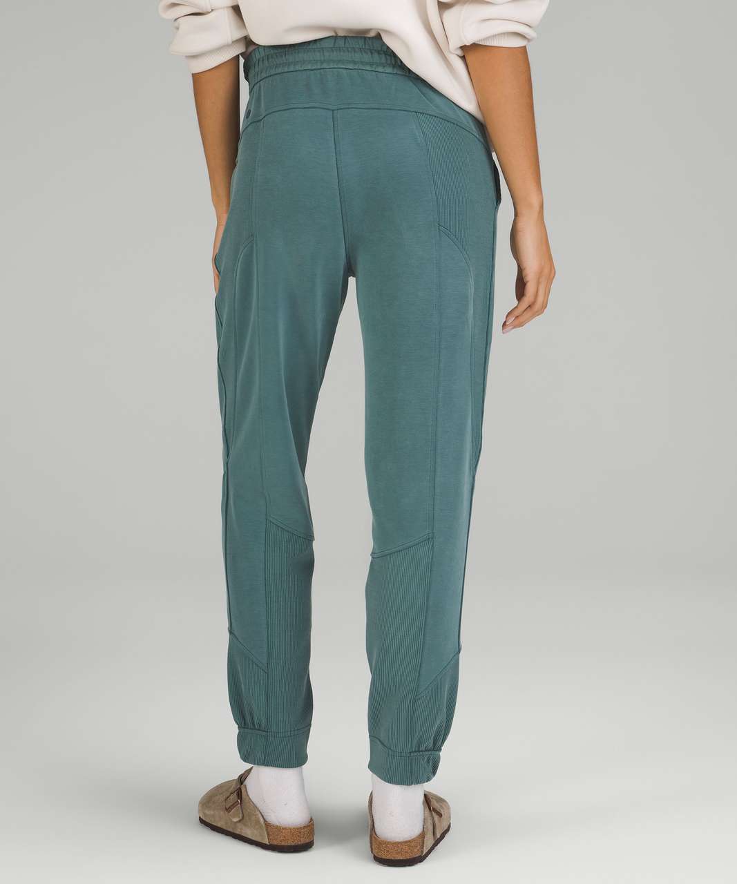 Lululemon Align Ribbed Waist Cropped Jogger - Green Jasper - lulu fanatics