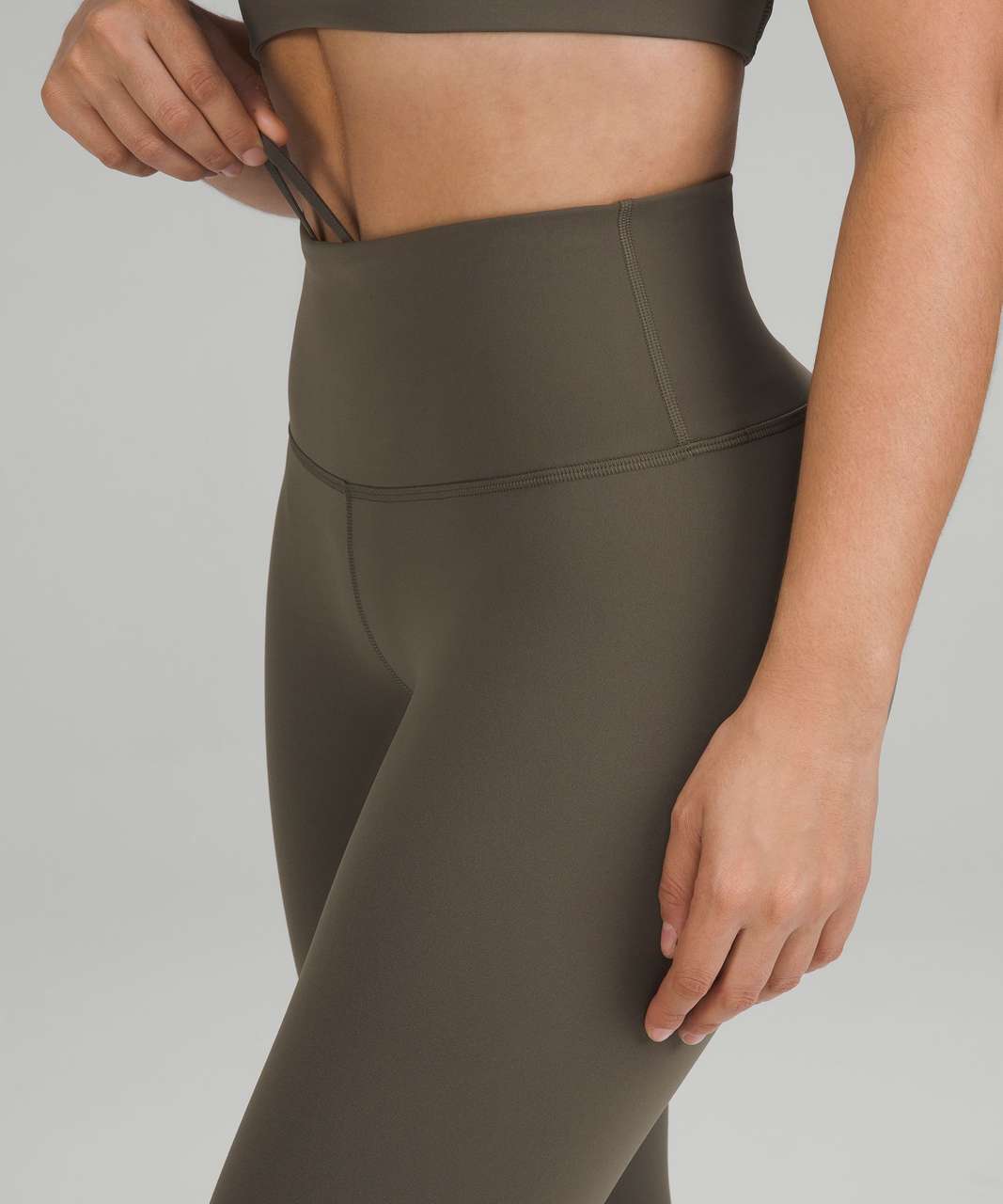 Lululemon Wunder Train Contour Fit High-Rise Tight 28 - Army