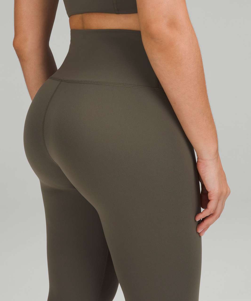 Lululemon Wunder Train Contour Fit High-Rise Tight 28 - Army