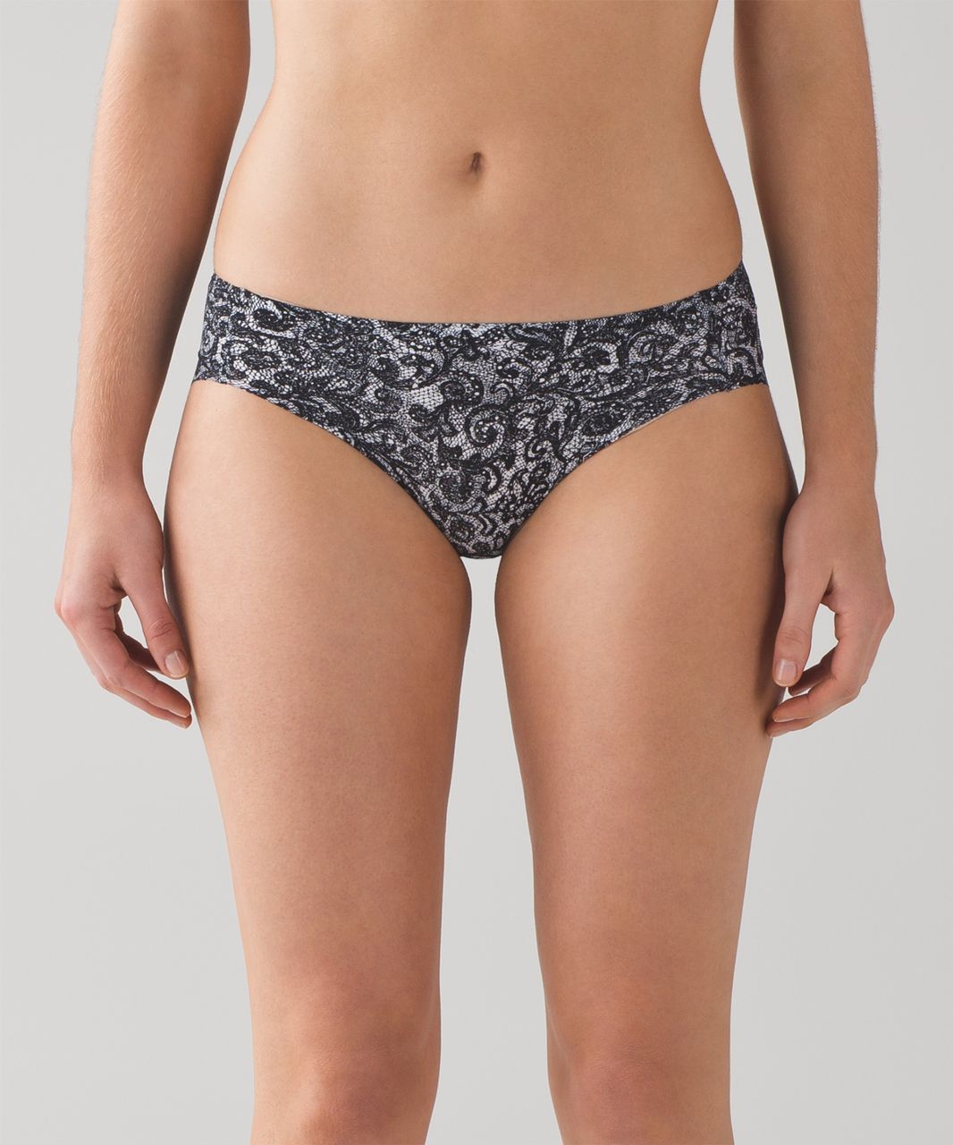 Lululemon Namastay Put Hipster - Mini Cinder Lace White Black