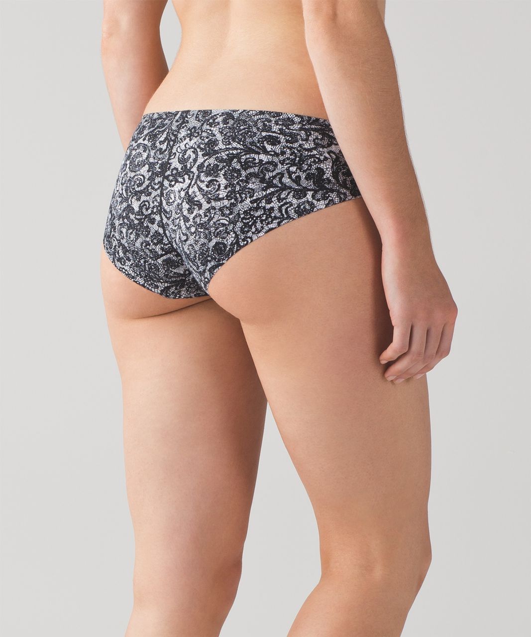 Lululemon Namastay Put Hipster - Mini Cinder Lace White Black