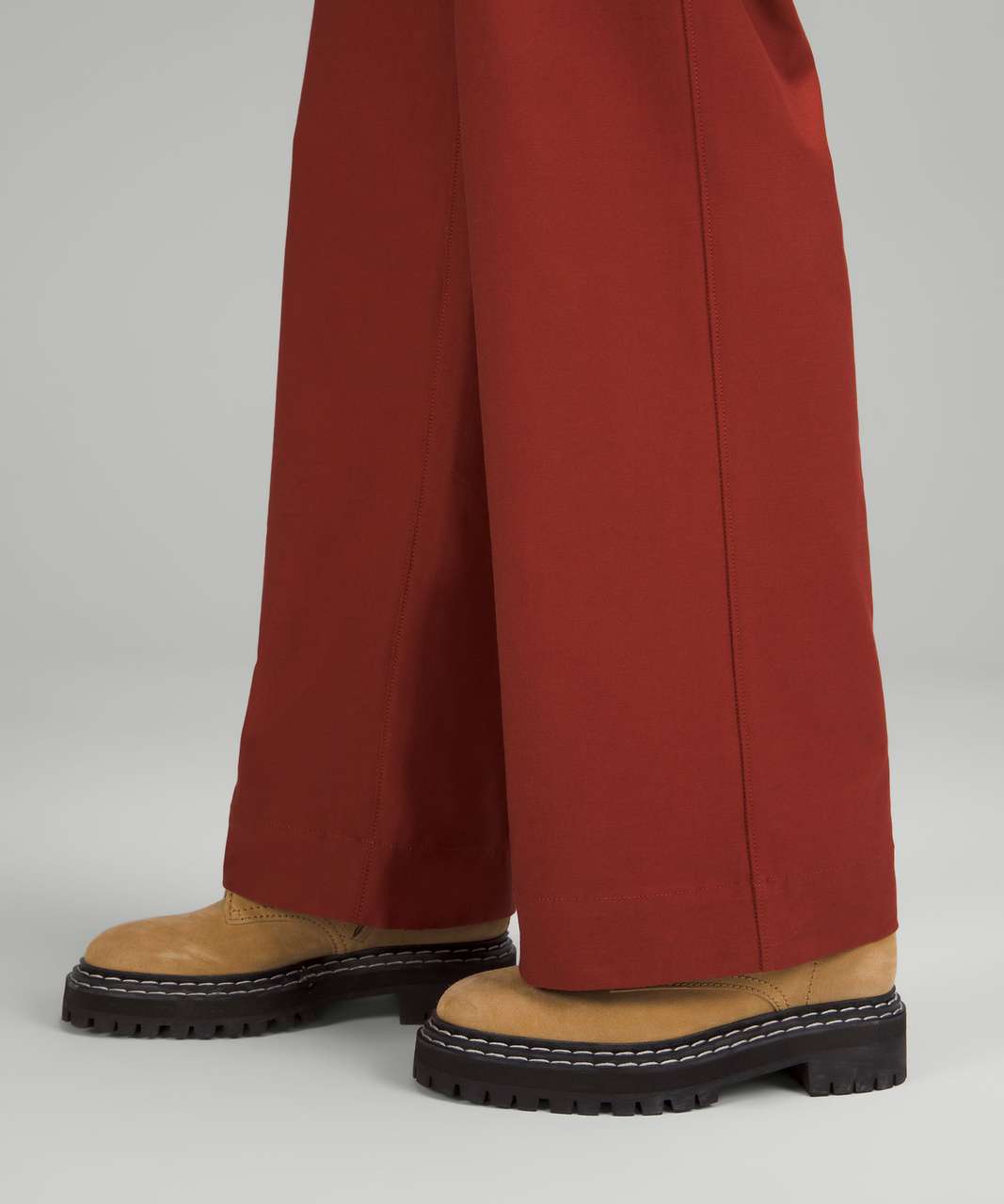 Lululemon City Sleek 5 Pocket Wide-Leg High-Rise Pant *Light Utilitech -  Carob Brown - lulu fanatics