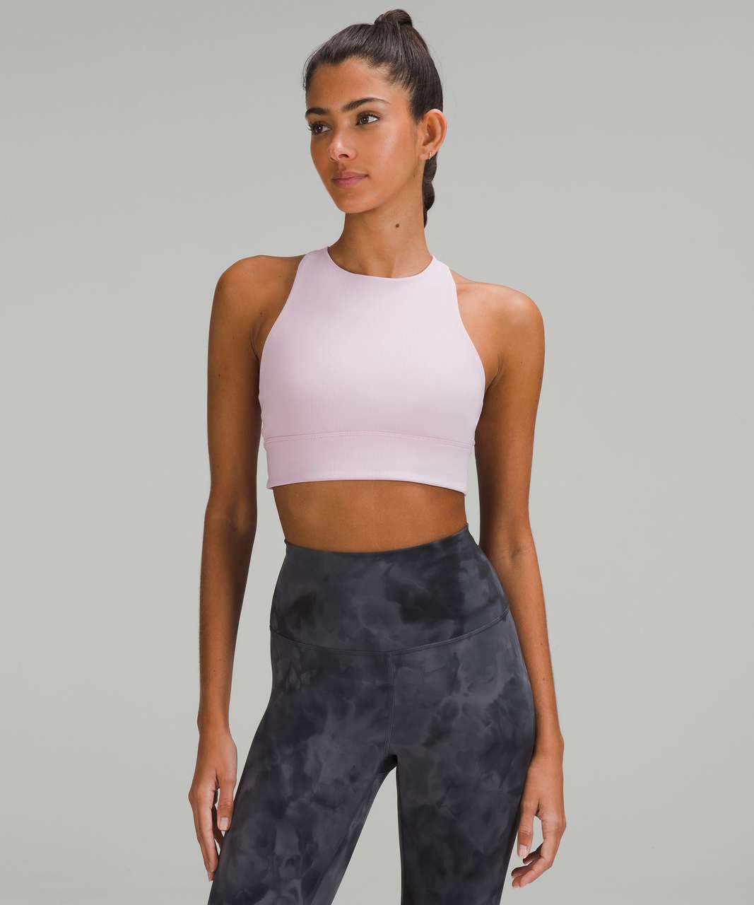 lululemon Energy High-Neck Longline Ribbed Bra