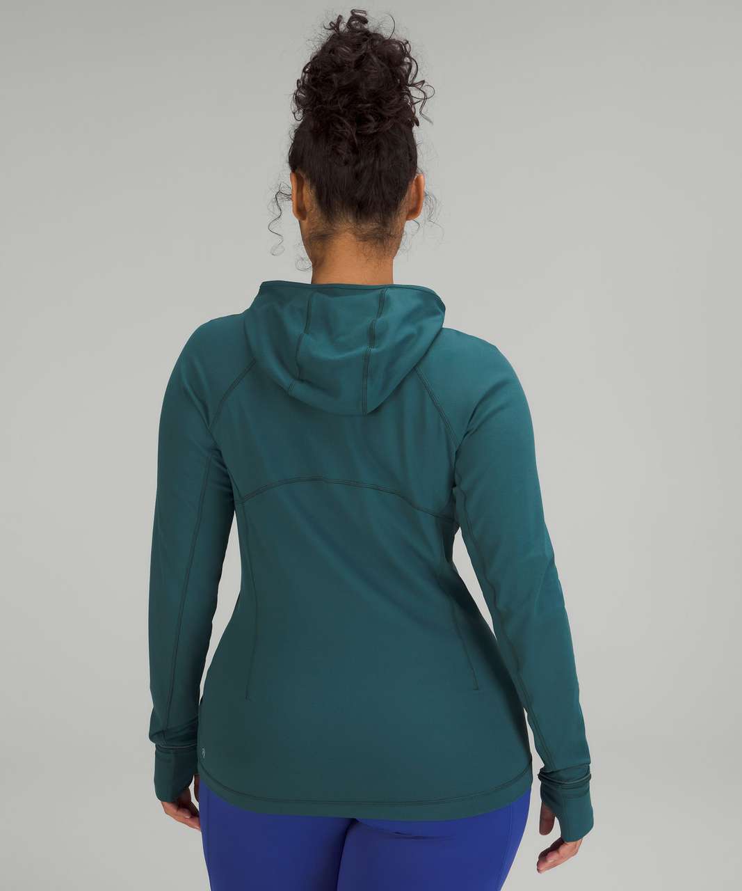 Lululemon Its Rulu Run Long Sleeve Hoodie - Green Jasper