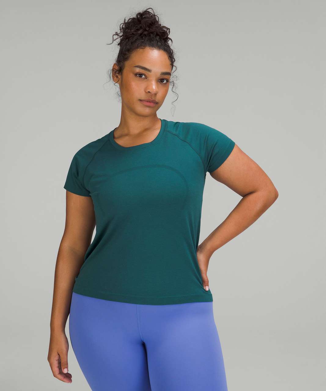 Lululemon Swiftly Tech Short Sleeve Shirt 2.0 *Race Length - Green Jasper / Green Jasper