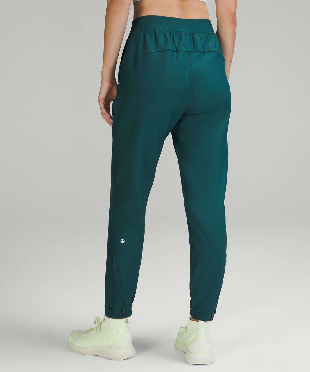 Lululemon Adapted State High-Rise Fleece Jogger - Green Jasper