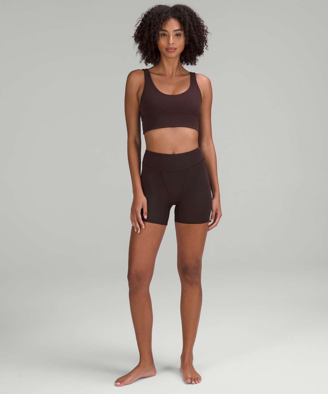 Lululemon UnderEase Super-High-Rise Shortie Underwear 5" - French Press