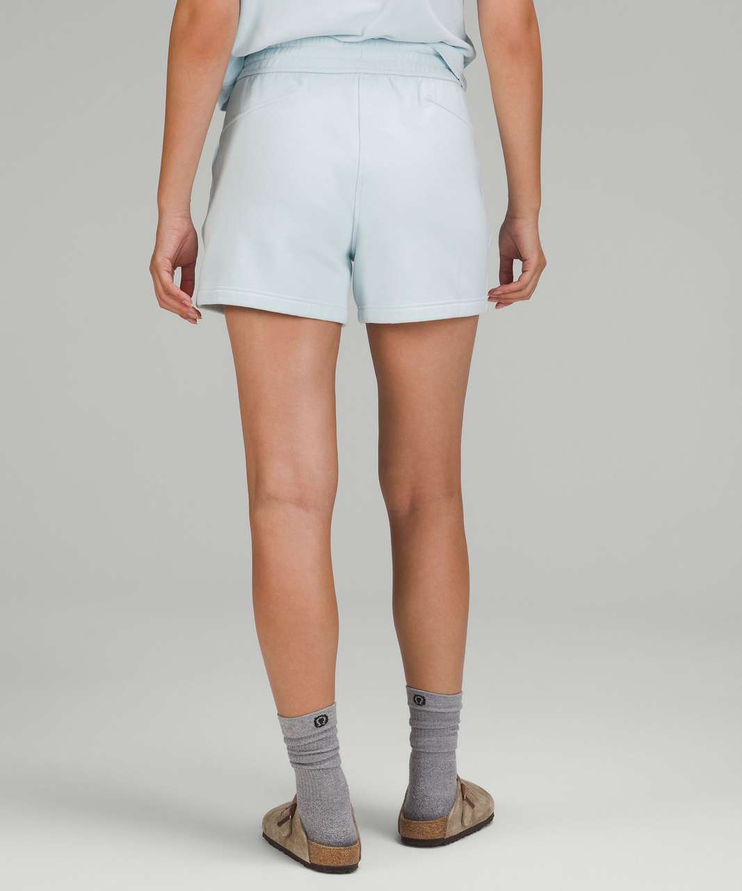 Lululemon Loungeful High-Rise Short 4 - Powder Blue - lulu fanatics