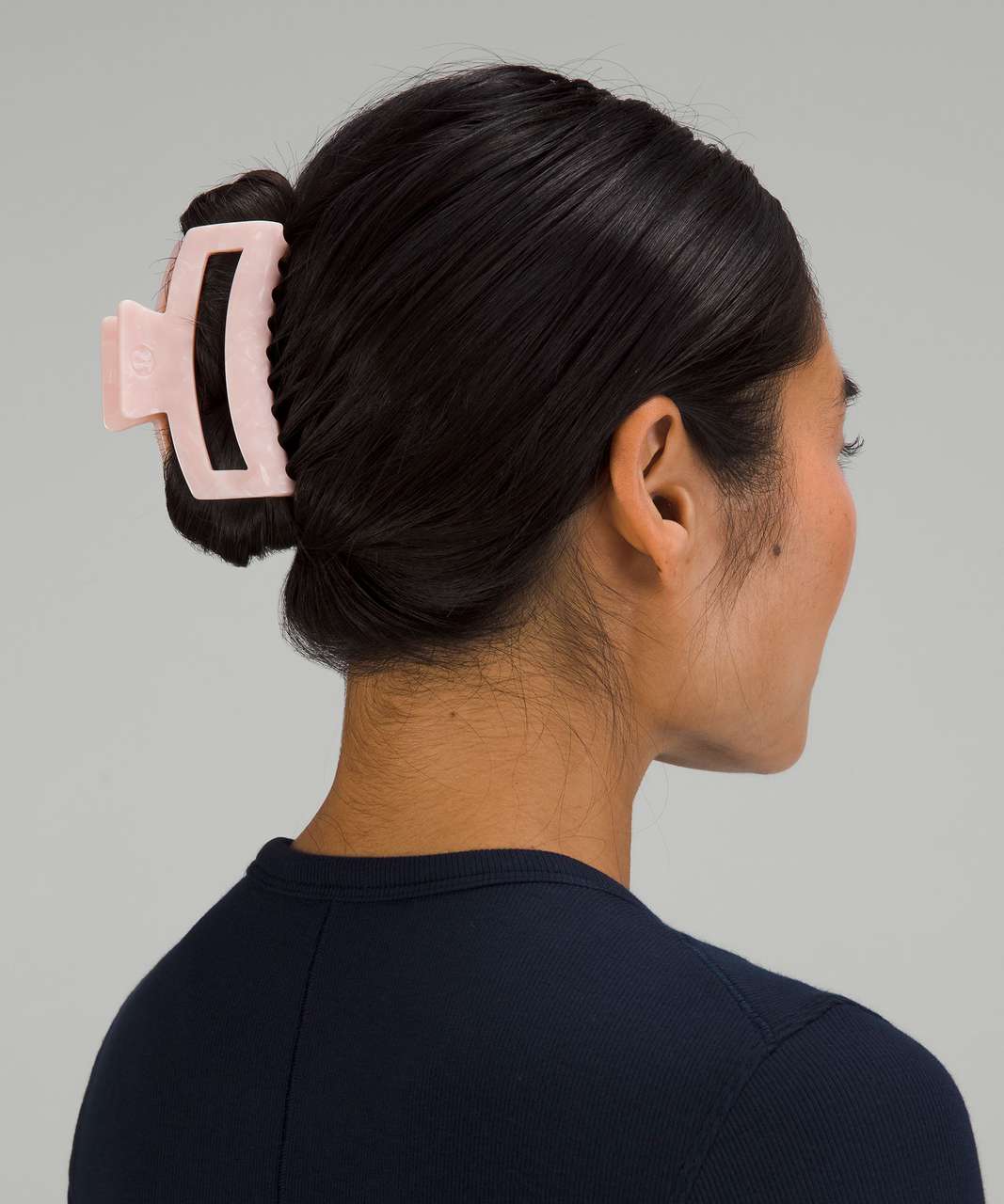 Lululemon Large Claw Hair Clip - Flush Pink / Pink Puff