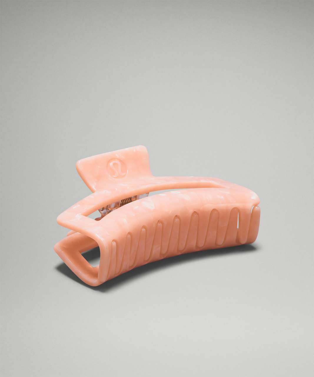 Lululemon Large Claw Hair Clip - Flush Pink / Pink Puff