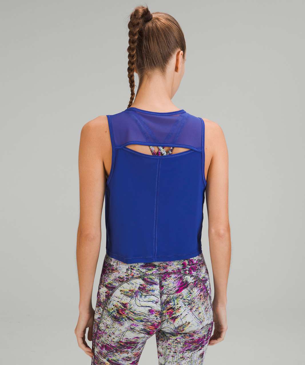 Lululemon Sculpt Cropped Tank Top - Psychic