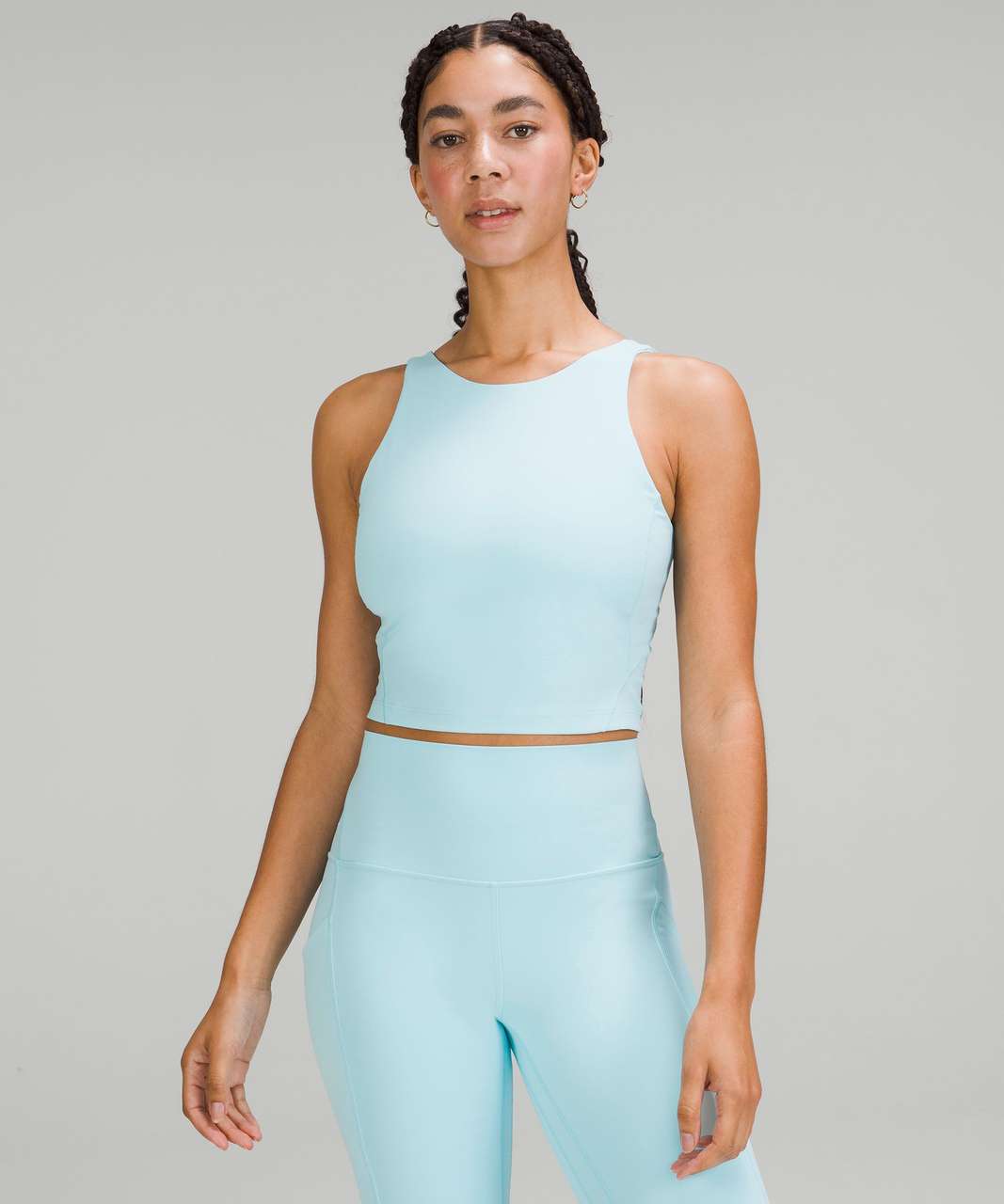 Lululemon High Neck Align Tank Poolside Size 6 Blue - $80 - From Ava