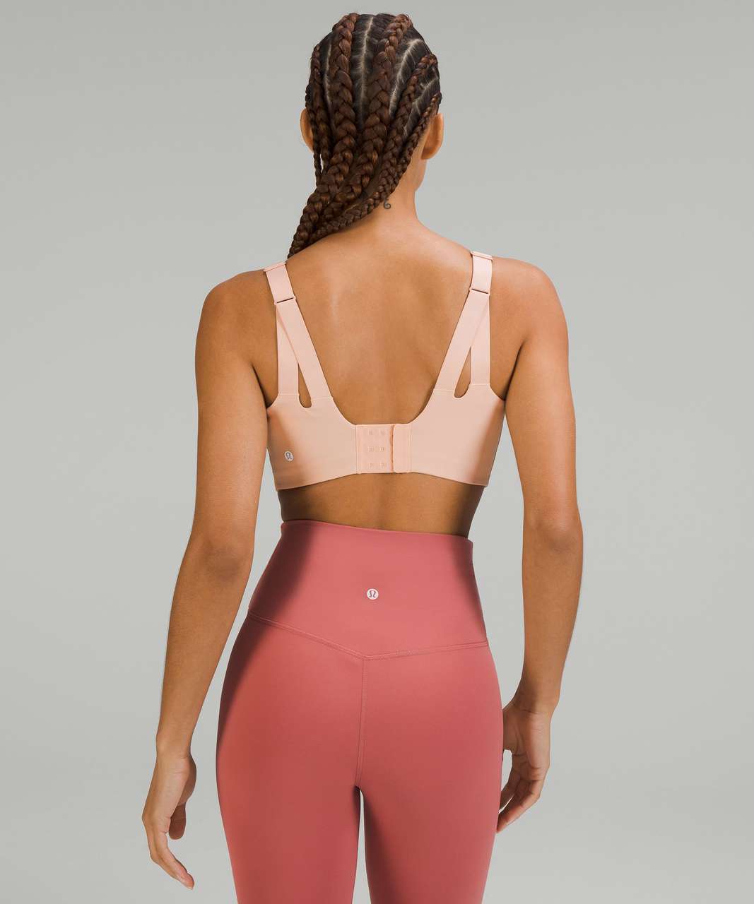 Lululemon In Alignment Straight Strap Bra *Light Support, A/B Cup -  Lavender Dew - lulu fanatics