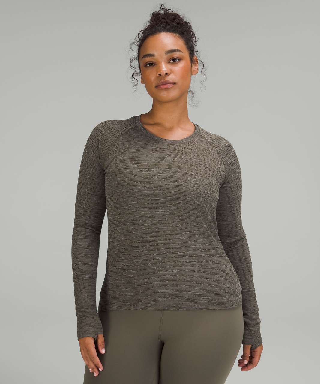 Lululemon Swiftly Tech Long Sleeve 2.0 - Dew Green / Neo Mint - lulu  fanatics