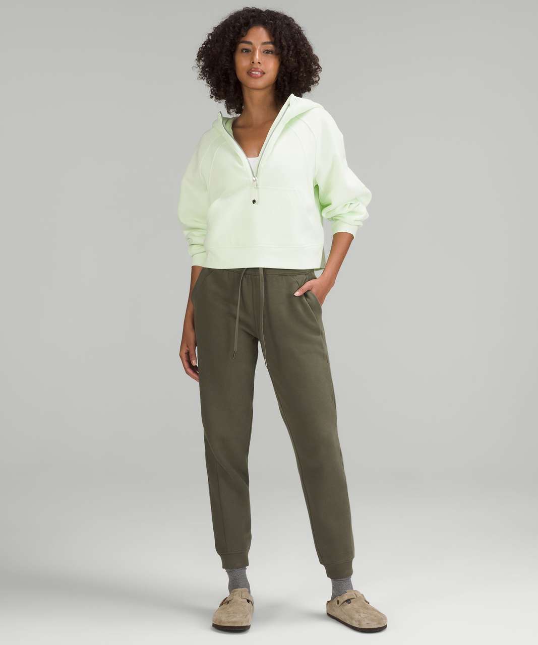 Lululemon Scuba High-Rise Jogger *Full Length - Army Green - lulu fanatics