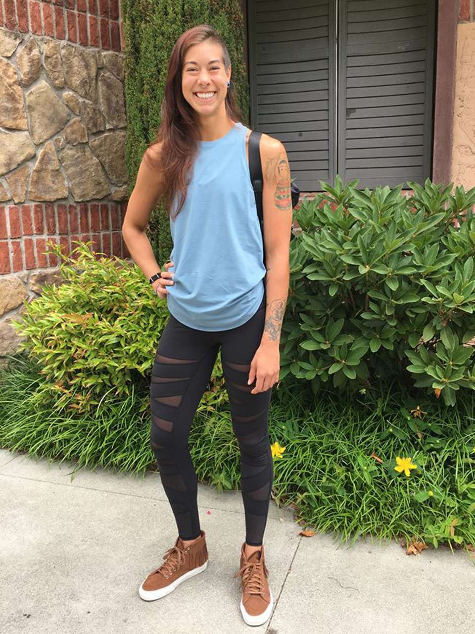 Lululemon // Black High Rise Wunder Under Tech Mesh Leggings Size 4 - $78  (33% Off Retail) - From Kelsey