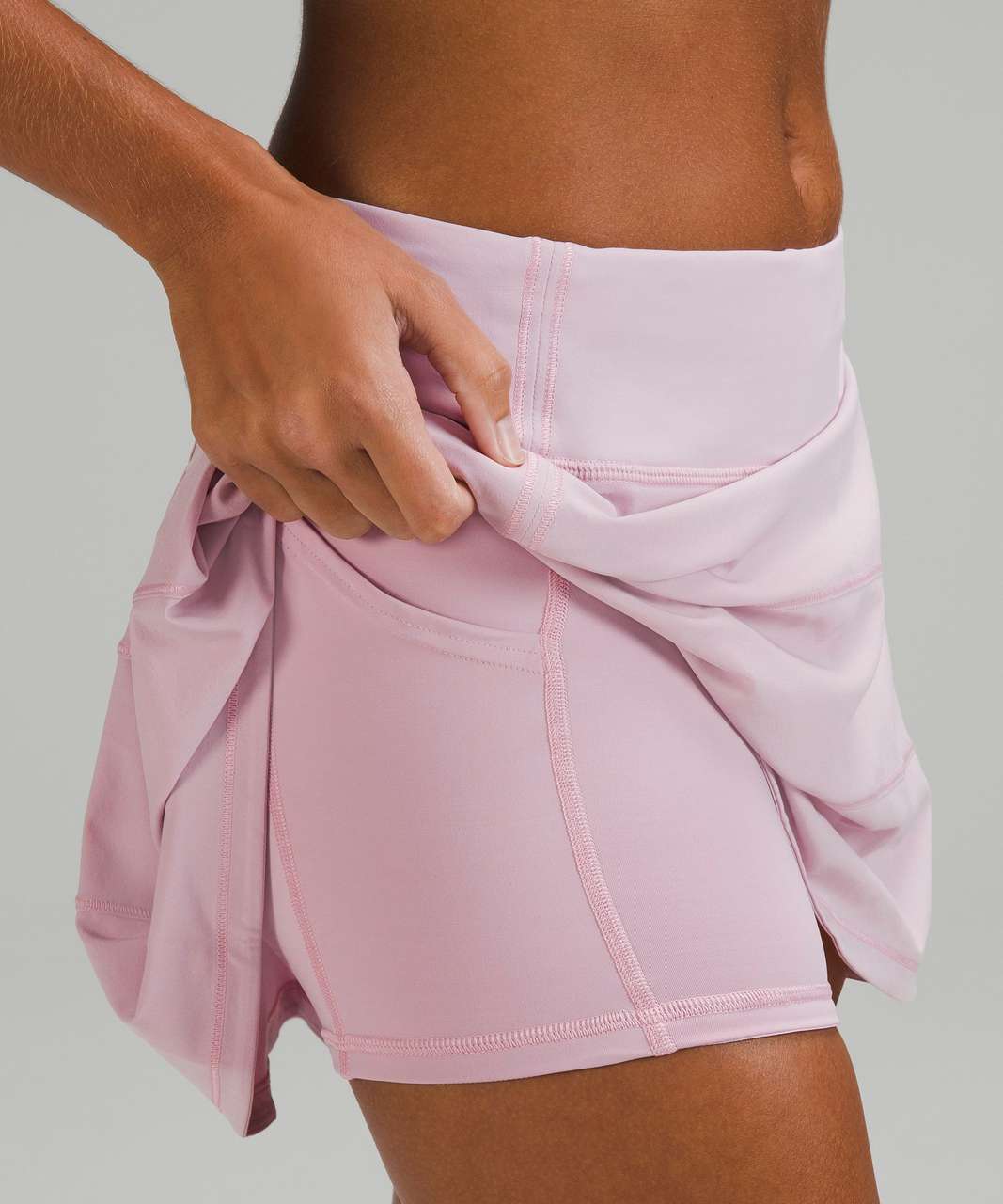 Lululemon Pace Rival Mid-Rise Skirt *Long - Pink Peony