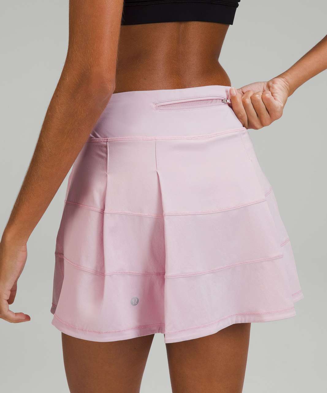 Lululemon Pace Rival Mid-Rise Skirt *Long - Pink Peony - lulu fanatics