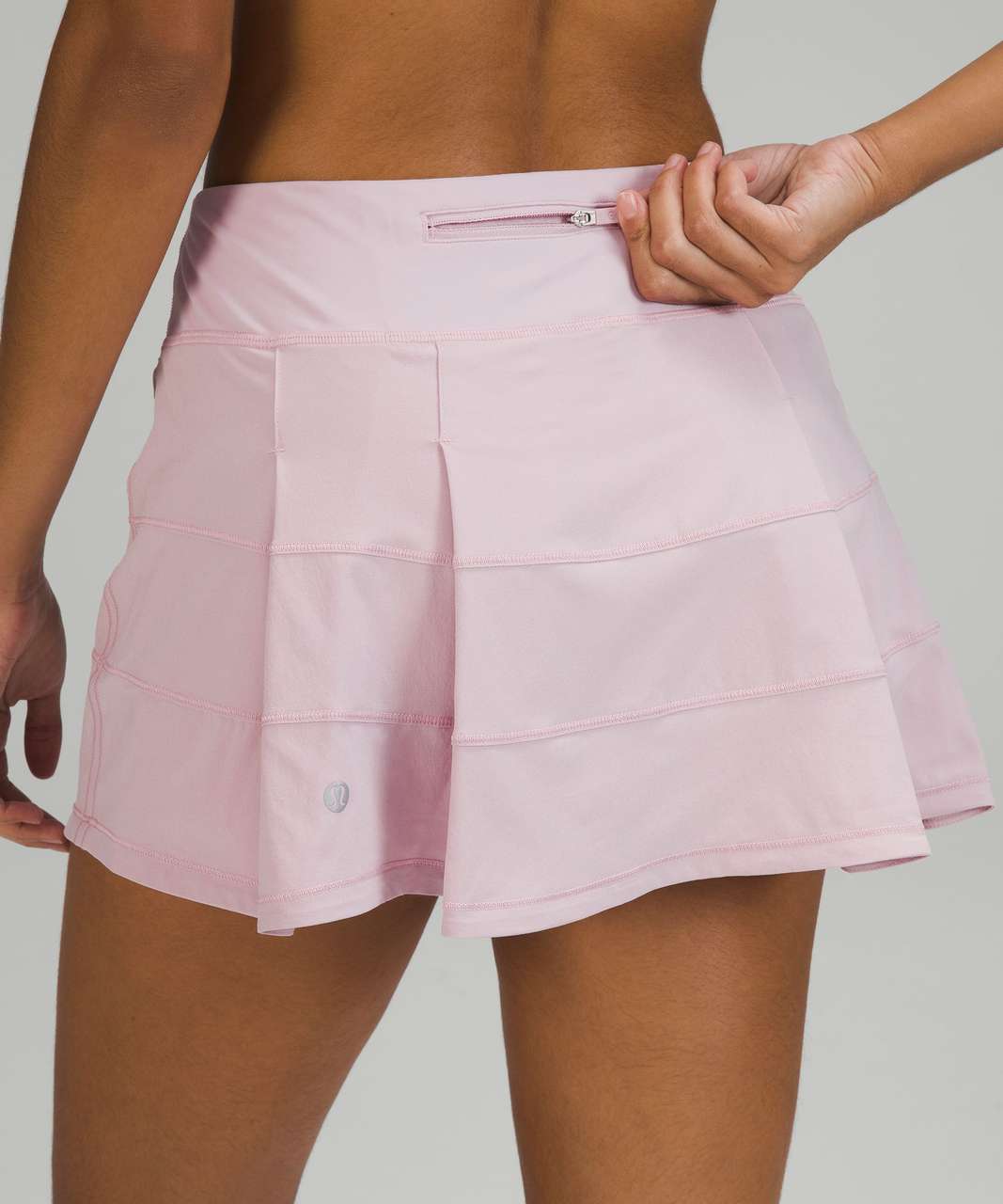 Lululemon Pace Rival Mid-Rise Skirt - Pink Peony
