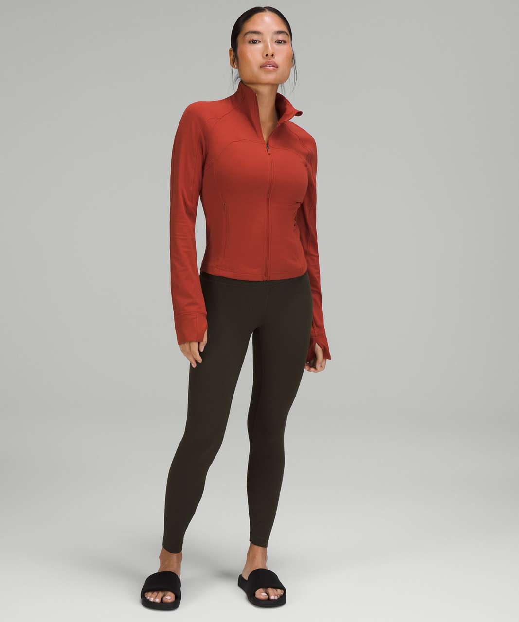 Lululemon Nulu Cropped Define Jacket - Cayenne - lulu fanatics