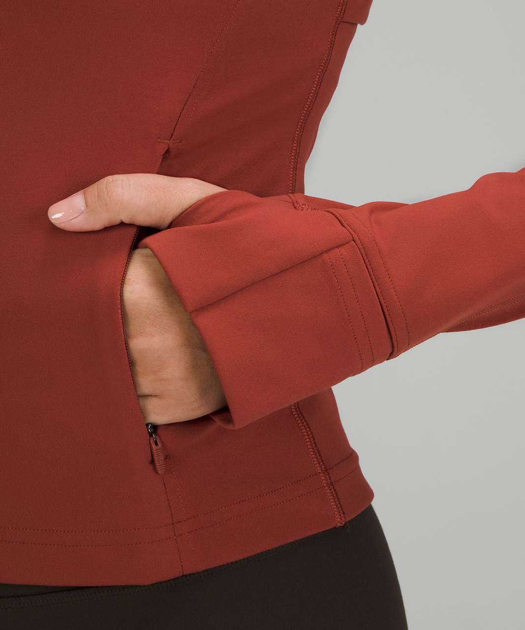 Lululemon Nulu Cropped Define Jacket - Cayenne - lulu fanatics