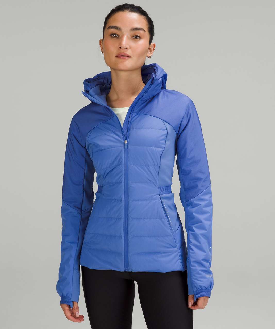 NWT Lululemon Down for It All Jacket Blue Nile 6 Run Sport Activewear