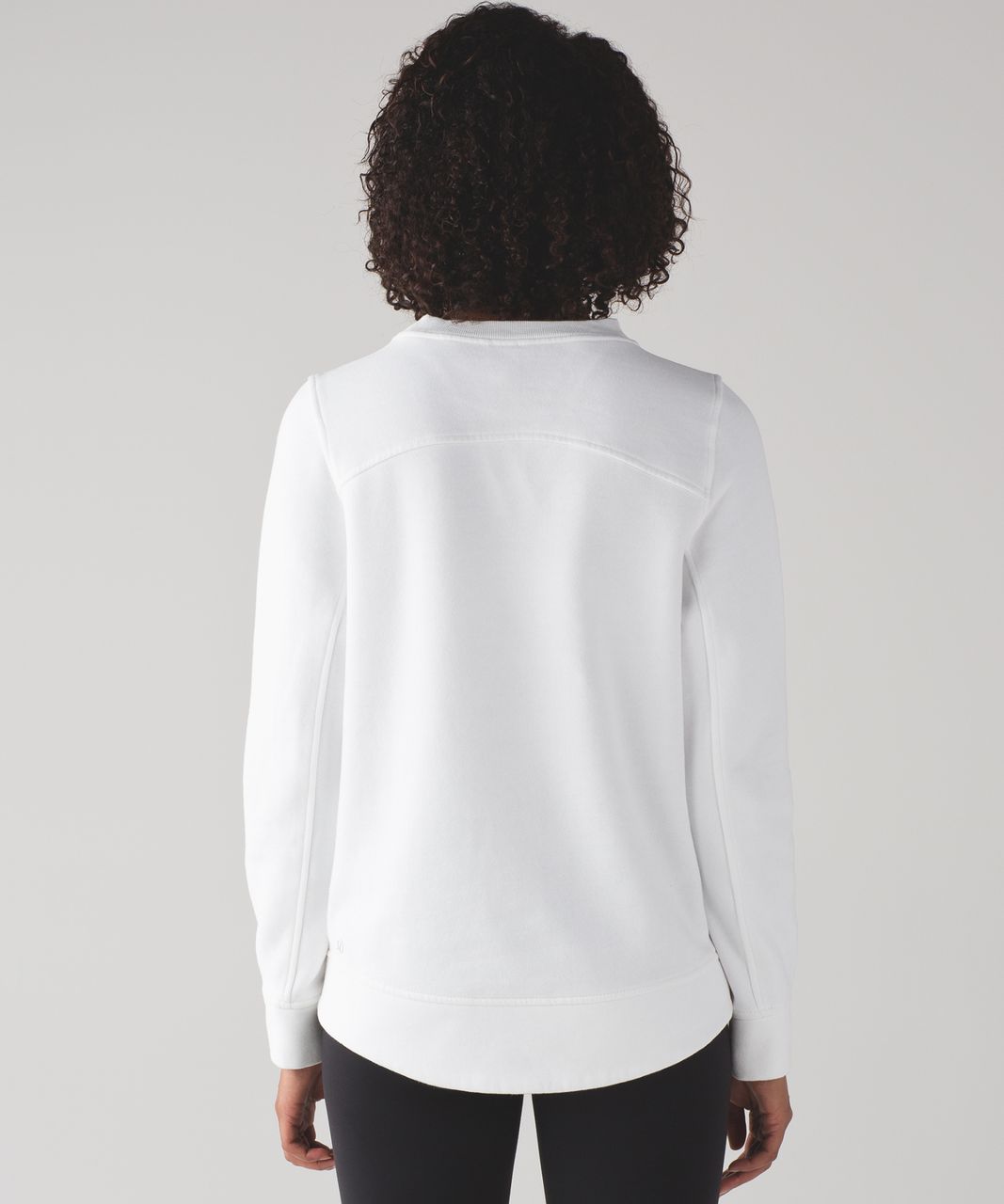 Lululemon Fleece Be True Crew - White