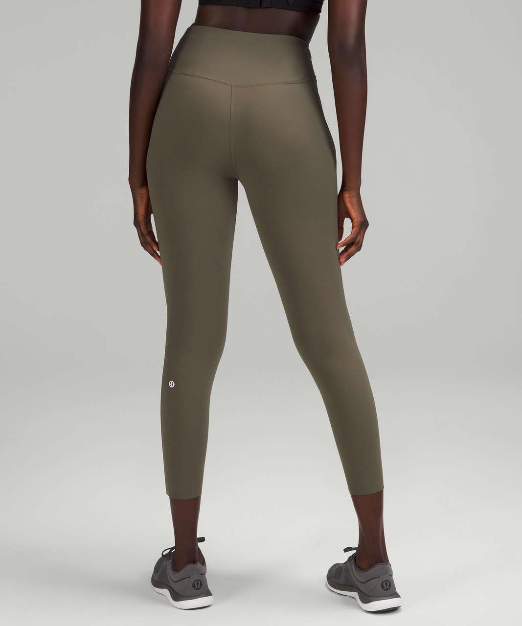 Lululemon Base Pace High-Rise Running Tight 25 - Army Green - lulu fanatics