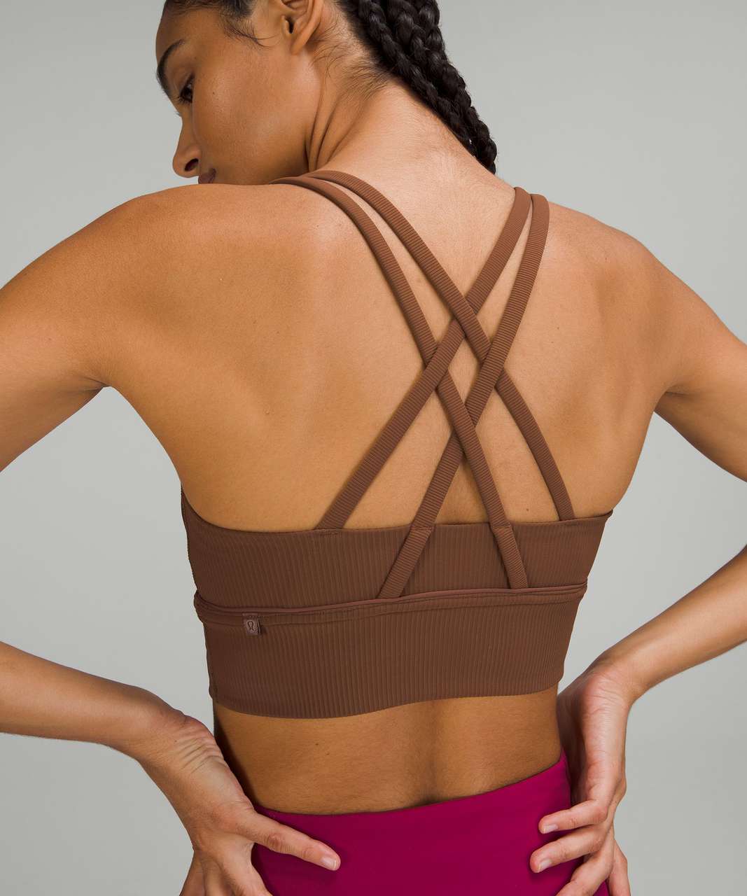 Lululemon Align Ribbed Bra *Light Support C/D Cup - Roasted Brown - lulu  fanatics