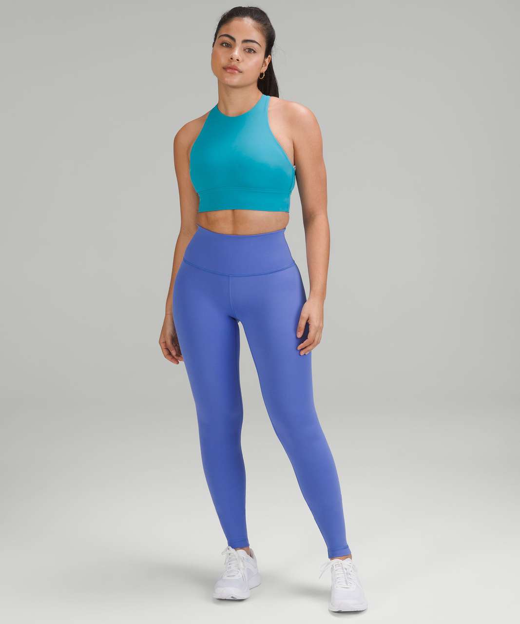 Lululemon Wunder Train High-Rise Crop with Pockets 23 - Wild Indigo - lulu  fanatics