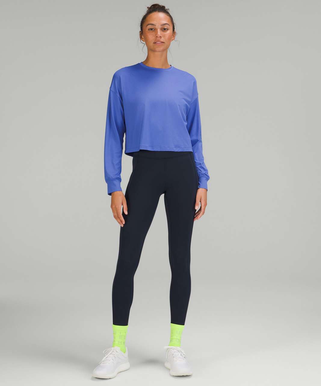 Lululemon Abrasion-Resistant Training Long Sleeve Shirt - Wild Indigo