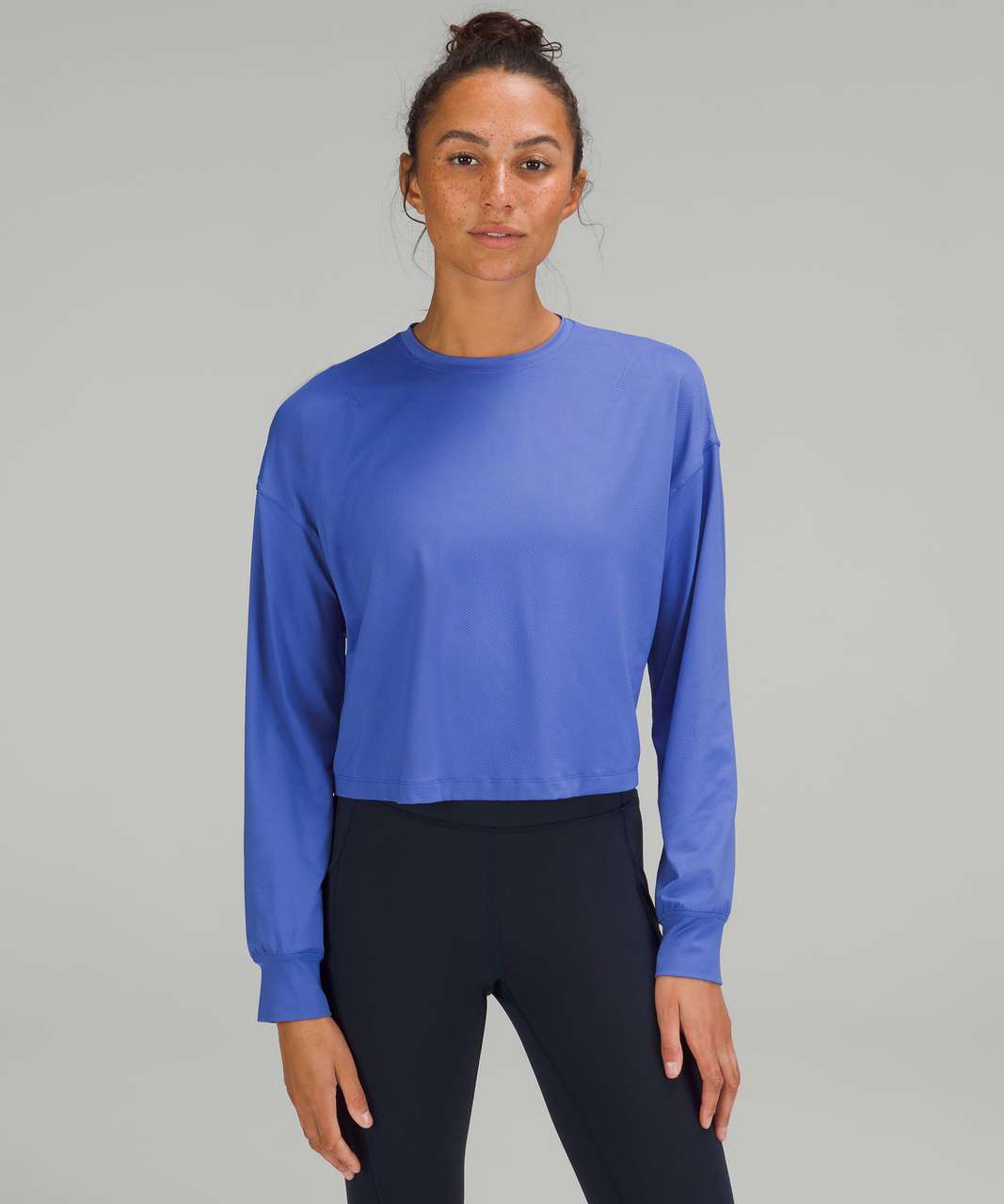 Lululemon Abrasion-Resistant Training Long Sleeve Shirt - Wild Indigo