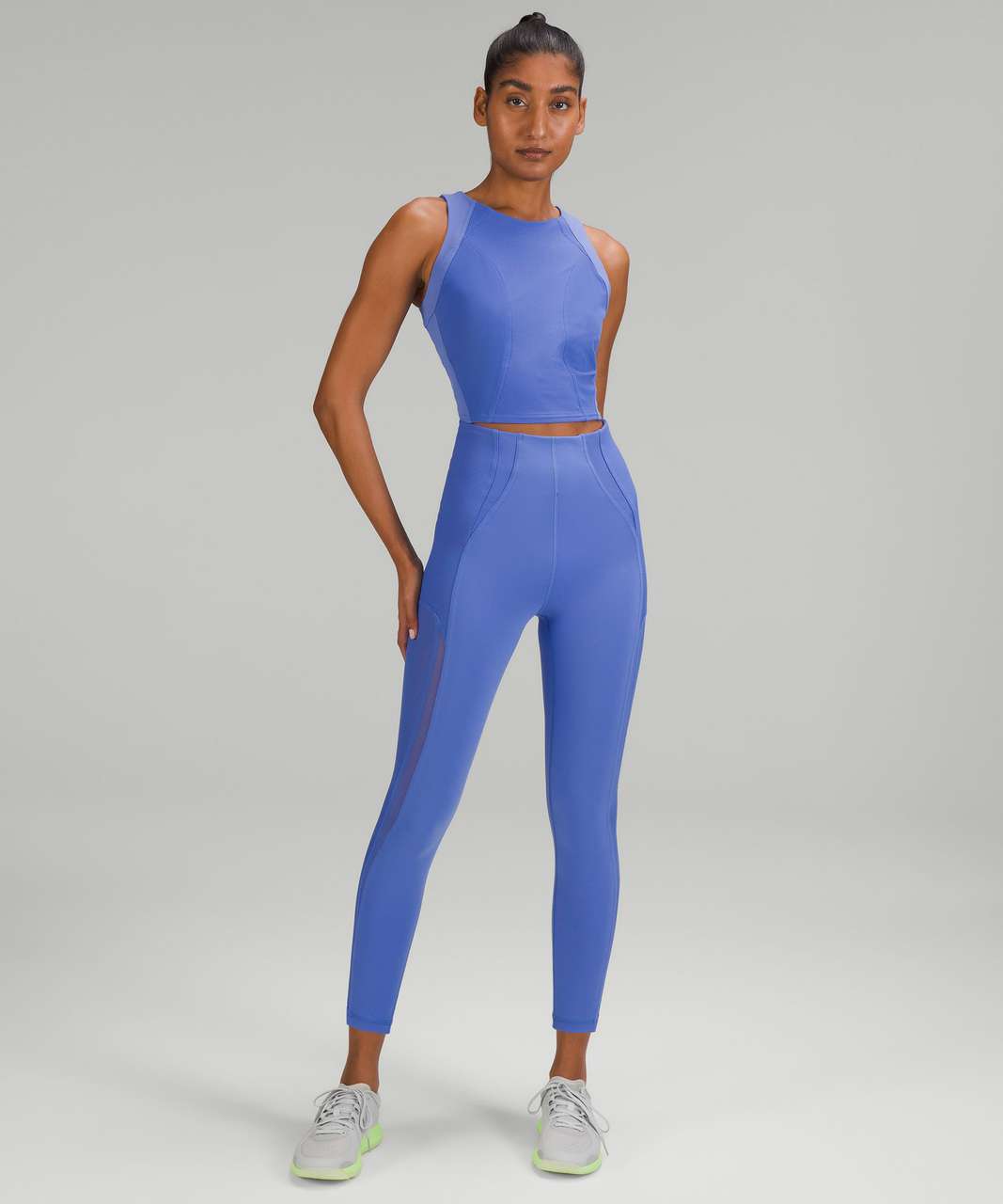 Lululemon Everlux and Mesh Super-High-Rise Training Tight 25" - Wild Indigo