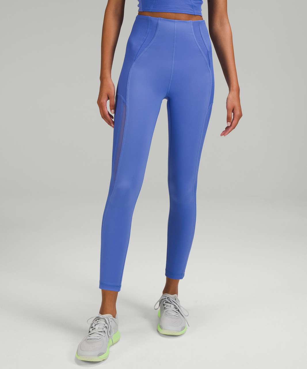 Lululemon Everlux and Mesh Super-High-Rise Training Tight 25 - Wild Indigo  - lulu fanatics