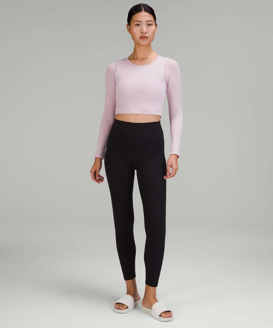 Lululemon Ebb to Street Long Sleeve Shirt - Pink Peony