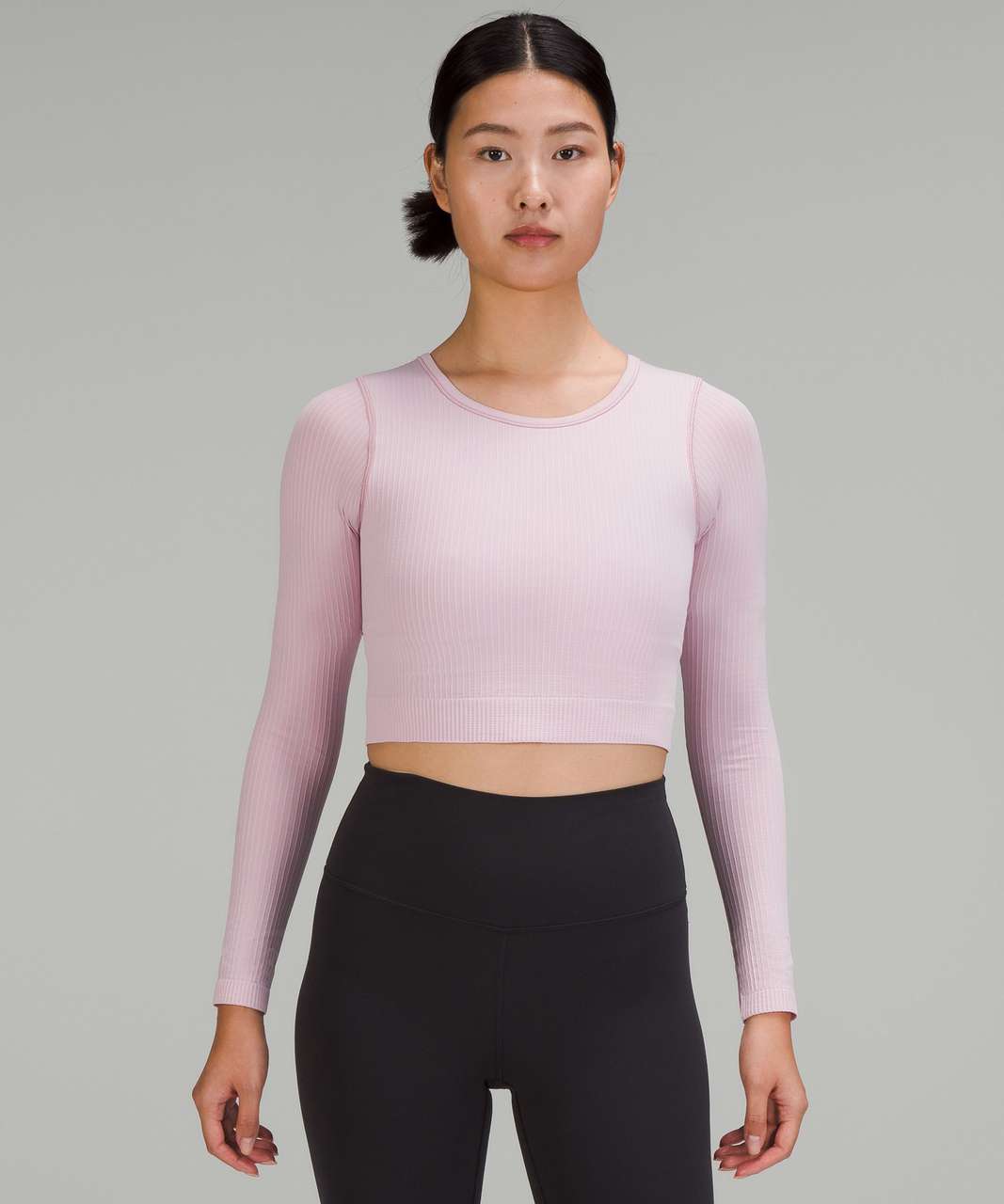 Lululemon Ebb to Street Long Sleeve Shirt - Dew Pink - lulu fanatics