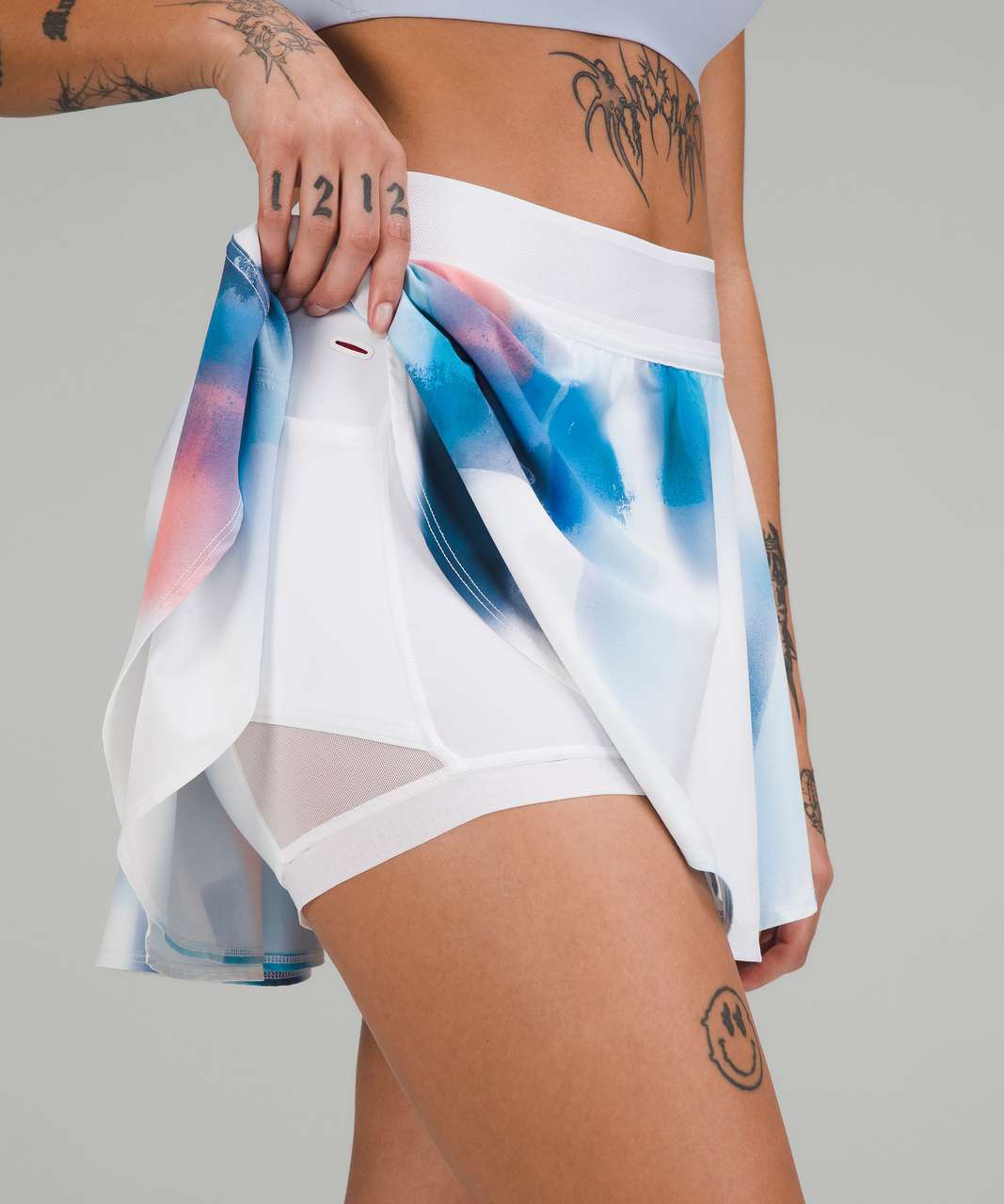 Lululemon Court Rival High-Rise Skirt - Baseline Wash Print Multi