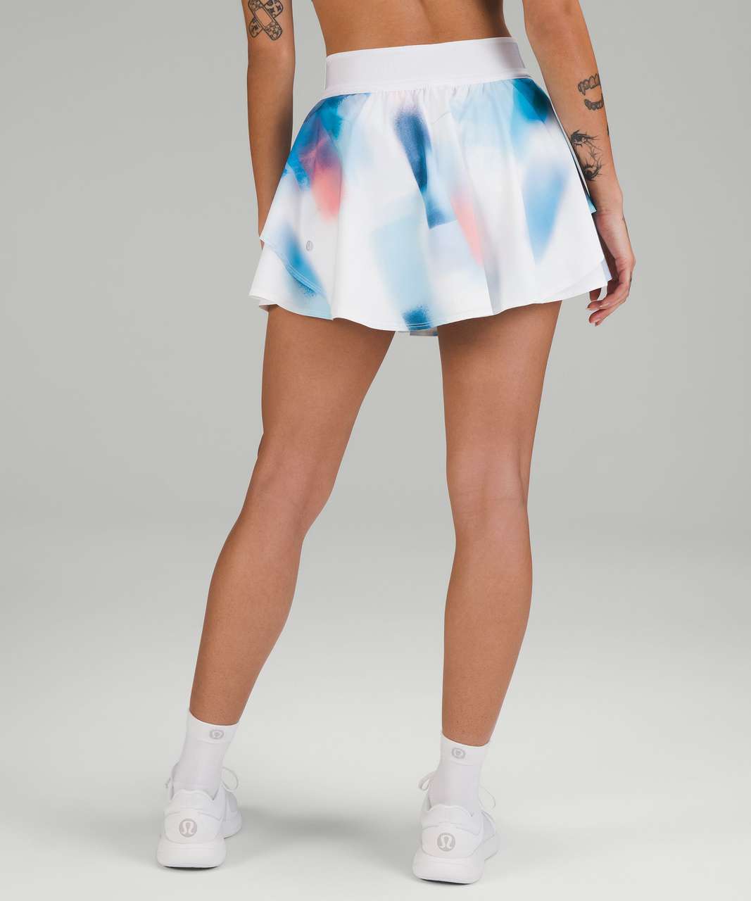Lululemon Court Rival High-Rise Skirt - Baseline Wash Print Multi