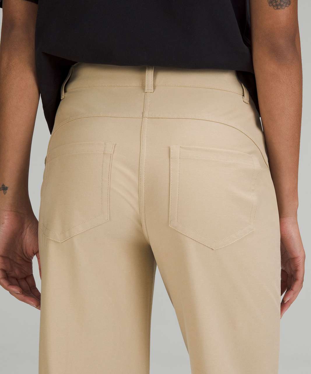 Lululemon City Sleek 5 Pocket Wide-Leg High Rise 7/8 Length Pant Trench  size 29 Tan - $79 (38% Off Retail) New With Tags - From MyArt