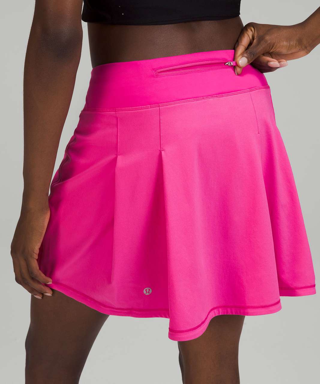 Lululemon Athletica Pace Rival Mid-Rise Skirt (Hyper Flow Pink