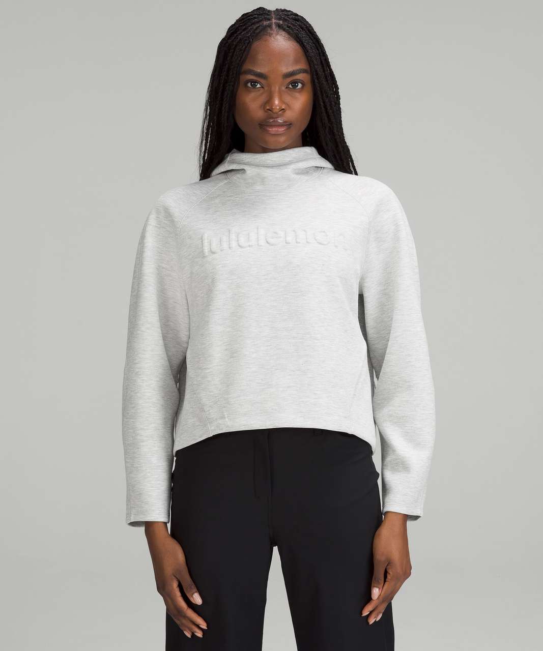 Lululemon AirWrap Hoodie *Emboss Wordmark - Heathered Core Ultra