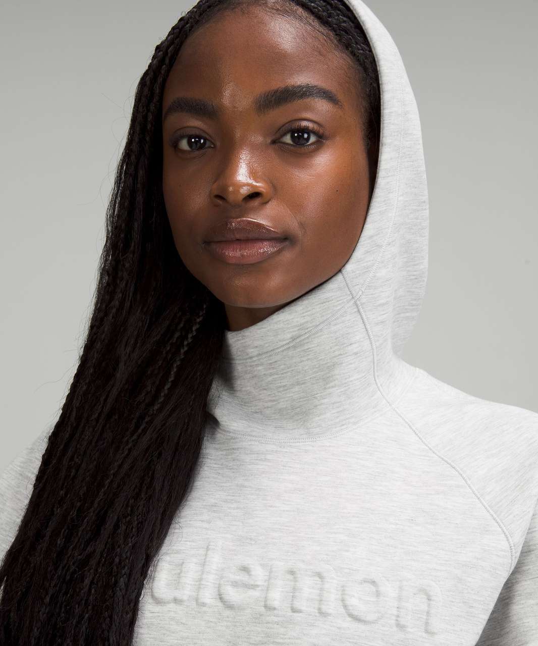 Lululemon AirWrap Hoodie *Emboss Wordmark - Heathered Core Ultra Light Grey