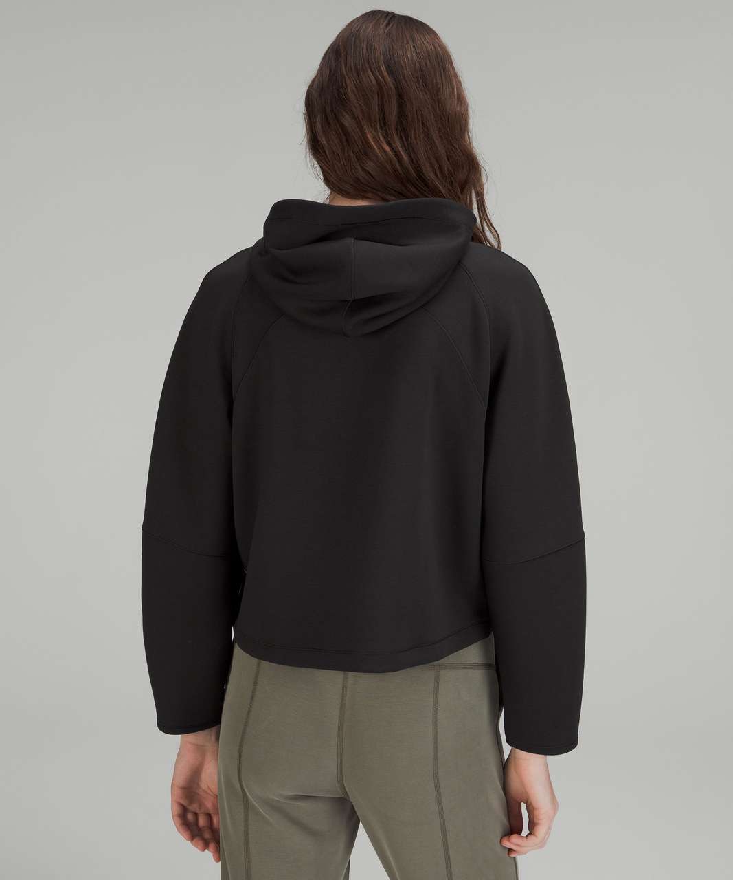 Lululemon embossed logo crop hoodie - Athletic apparel